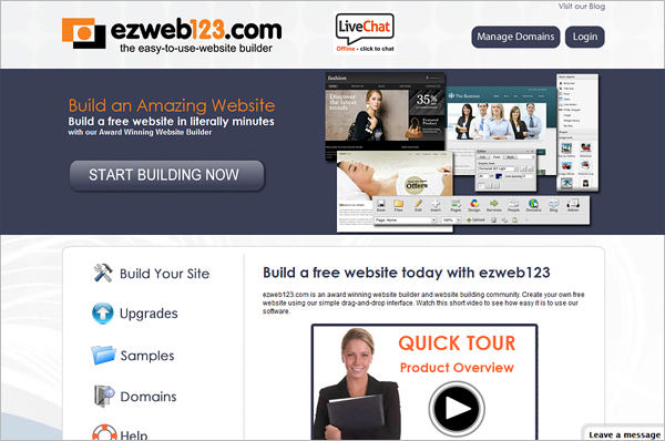 ezweb123免費網站建設者